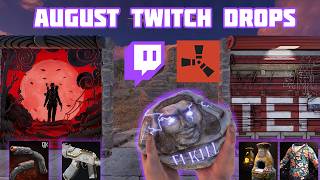 Rust August 2024 Twitch Drops Skins Showcase [upl. by Intruok]