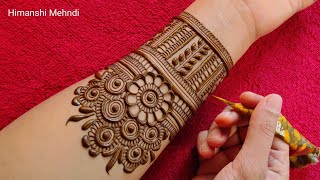 Eid special mehndi designs front hand  mehandi ka design mehandi design  mehndi ke design  mehndi [upl. by Cynde]