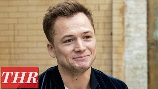 Rocketman Star Taron Egerton Plays Finish This Sentence  THR [upl. by Adalbert]