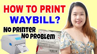 HOW TO PRINT WAYBILL NO PRINTER NO PROBLEM  SHIPPING PROBLEM TIPS [upl. by Kent]