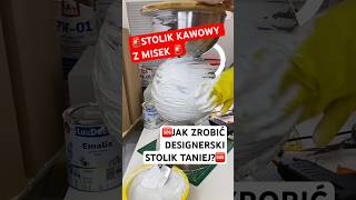 STOLIK kawowy z misek 🆘 diy ivoadventures art homedecor diycrafts diycraft diyideas diya [upl. by Aiclid987]