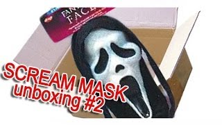 SCREAM MASK FUNWORLD FANTASTIC FACES 1994 NEW ONE UNBOXING [upl. by Niamert179]