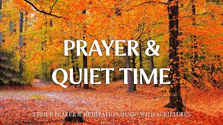 PRAYER amp QUIET TIME  Worship amp Prayer Instrumental Music With Scriptures  Christian Harmonies [upl. by Admama]