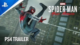 Marvels SpiderMan Miles Morales  PS4 Trailer [upl. by Wallie]