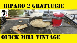 Riparo 2 vecchie grattugie Quick mill x grattare il pane alle galline [upl. by Nnaarual]