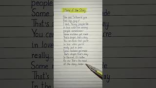 Moral of the Story Official Audio Lyrics 🌸 moralofthestory lyrics [upl. by Janeva]