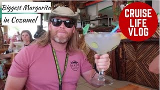 CRUISE LIFE VLOG Carnival Breeze BIGGEST Margarita in Cozumel  Day 3 Part 2 [upl. by Tnarb]