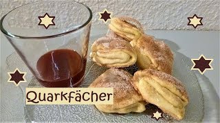 Leckere Quarkfächer mit ZimtZuckerkruste ganz schnell gemacht [upl. by Audrey938]