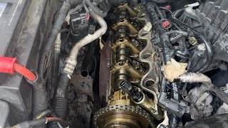 54L Triton engine ticking noise  roller arms replaced without camshaft removal [upl. by Kudva]