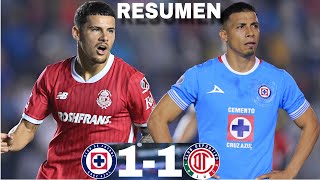 CRUZ AZUL 11 TOLUCA J4  JUEGAZO entre la MÁQUINA y los DIABLOS [upl. by Iat]