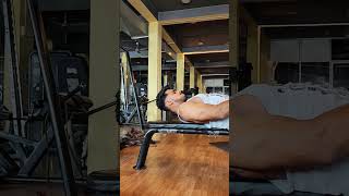 Lying cable curl fir long head arm commandos power strength training workout [upl. by Aliak445]