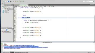 80 دورة جافا Exception Handling in Java2 [upl. by Durwyn937]