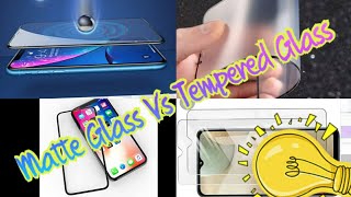 Matte Glass Vs Tempered Screen Protector Vs Gorilla Glass  Good Or Bad For Your Smartphone [upl. by Ellehcen]