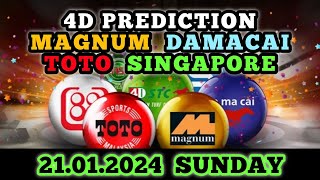 21012024SUNDAY MAGNUM 4D PREDICTION 🚀🚀 LATEST💰💰 [upl. by Lilly]