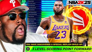 NBA 2K25 Best 69 3 Level Scoring Point Forward is INSANE [upl. by Guenna]