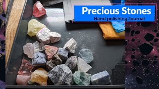 Sodalite Stone and Gem post hand polishing 1st Try [upl. by Deth520]