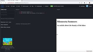 13 Using JSFiddle to Create a Simple Web Page [upl. by Pik700]