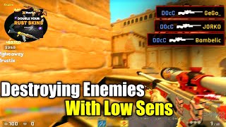 DESTROYING MY ENEMIES WITH LOW SENS 400 DPI 14 [upl. by Eesac]