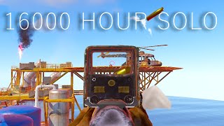 HOW I SOLO DOMINATE LARGE OIL RIG  RUST [upl. by Assennev]