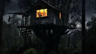 🌲 Enchanted Forest Night Ambience 🌙 Gentle Rain amp Wind Chimes for Deep Sleep amp Focus  10 Hours [upl. by Eirrok104]