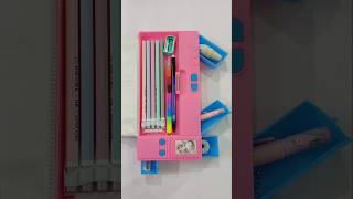 Unicorn multifunctional mini jumbo pencil box with filling stationery pencilbox stationery asmr [upl. by Attenol816]