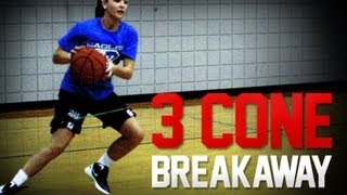 Kbands 3 Cone Breakaway  Basketball Speed and Agility Training [upl. by Sofko412]