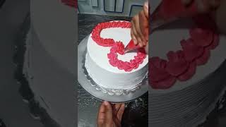 Valentines day special cake draft vdo youtube shorts viralshort cake [upl. by Rush]