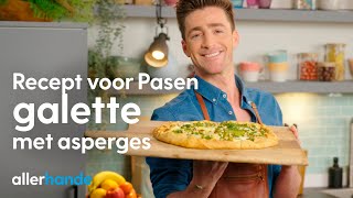 Galette met asperges maken met Hugo Kennis  Allerhande Kookschool [upl. by Ardelis356]