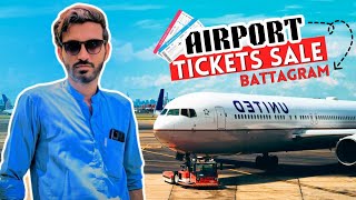 Airport Tickets Sale Battagram  New Pashto Video  Mansoor Vlogs [upl. by Keram198]