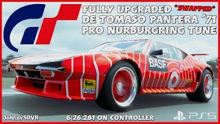 Gran Turismo 7  Swapped DeTomaso Pantera Pro Tune  Nurburgring  Coyote50LMustang Engine [upl. by Tucker]