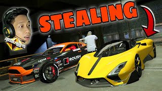 Stealing a quotTUATARA SUPERCARquot and quotDRIFT MUSTANGquot from VonOrdonaVlogs in GTA 5 [upl. by Goldman]