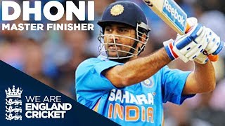 MS Dhoni  Master Finisher  England v India 2011  Highlights [upl. by Arracat]