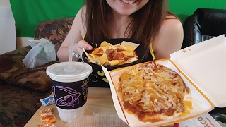 ASMR Taco Bell  Mexican Pizza  Relaxing Eating Sounds  Female Whispering  Southern Accent [upl. by Publea]