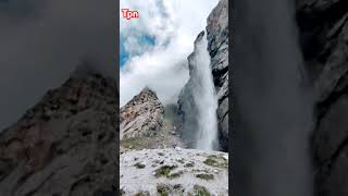 Vasudhara Falls Uttrakhand Badrinath vasudharafalls uttrakhand falls badrinath shorts travel [upl. by Khichabia]