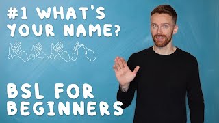 BSL for Beginners 1 Whats your name [upl. by Okihcim541]