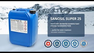 Sanosil Super 25  Water Disinfectant Concentrate [upl. by Karee423]