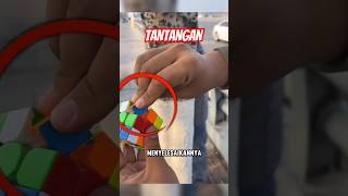 Pemain rubik terbaik dunia ditantang rubikscube challenge shortvideo viralvideo trending [upl. by Stavro]