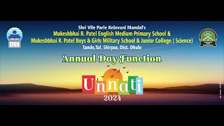 Mukesh R Patel Military School Annual Day Function 2024 [upl. by Rebmetpes41]