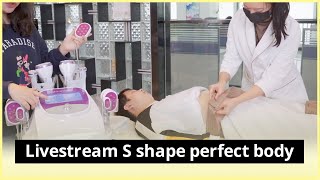 Livestream  S Shape Ultrasonic Cavitation Inch Loss Ems EL  SD45S2 [upl. by Gordy809]