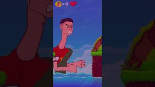 Ronaldo and Messi in an arcade game رونالدو وميسي في لعبة أركيد [upl. by Collum]