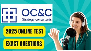 2025 OCampC Strategy Consultants Online Test Exact Questions and Answers [upl. by Gildus932]