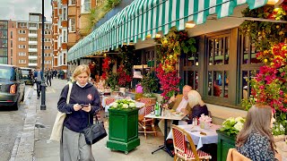 London Walk 2021 Knightsbridge in Chelsea to Sloane Square 4k walk [upl. by Hebner500]