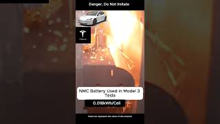 Battery Extrusion Test NMCTESLA vs LFPBYD tesla byd battery renewable solar ev [upl. by Donella]