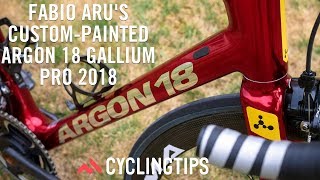 Fabio Arus custom Argon 18 Gallium Pro [upl. by Abdella]