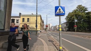 Liepaja Latvia Street Walking Tour [upl. by Assile]