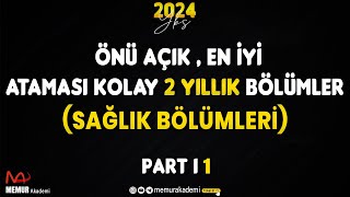 ÖNÜ AÇIK  EN İYİ  ATAMASI KOLAY 2 YILLIK BÖLÜMLER ÖNLİSANS [upl. by Oznerol]