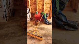 My broom has a mind of its own…😅👀 construction funny country [upl. by Chloris]