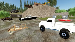 Finding Abandoned City in Dry Lake  Farming Simulator 22 [upl. by Innep817]