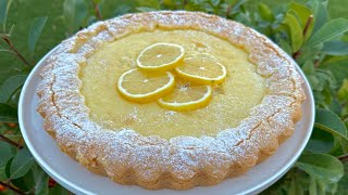 Crostata al Limone 🍋 Profumata  Leggera e Super Golosa 🤩 [upl. by Juliane]