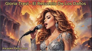 Karaoke  Gloria Trevi  El Recuento De Los Daños [upl. by Dowlen]